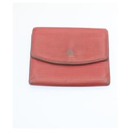 Louis Vuitton-Louis Vuitton Epi Wallet 5Set Blue Red LV Auth hk304-Red,Blue