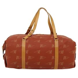 Louis Vuitton-LOUIS VUITTON LV CUP Kabul Garment Cover Boston Bag Red M80020 LV Auth hs1031-Red