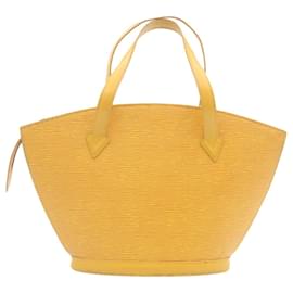 Louis Vuitton-LOUIS VUITTON Epi Saint Jacques Hand Bag Yellow M52279 LV Auth hs692-Yellow