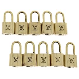 Louis Vuitton-Louis Vuitton padlock 10set Gold Tone LV Auth th2547-Other