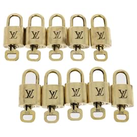 Louis Vuitton-Louis Vuitton padlock 10set Gold Tone LV Auth th2548-Other