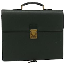 Louis Vuitton-LOUIS VUITTON Taiga Serviette Moskova Business Bag Epicea M30034 LV Auth th2570-Outro