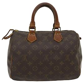 Louis Vuitton-Louis Vuitton Monogram Speedy 25 Hand Bag M41528 LV Auth th2583-Other