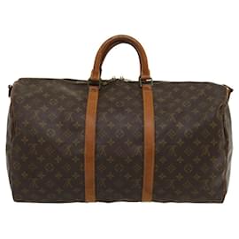 Louis Vuitton-Louis Vuitton Monogram Keepall Bandouliere 50 Boston Bag M41416 LV Auth th2626-Other