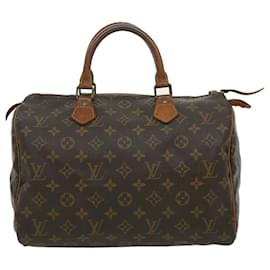 Louis Vuitton-Louis Vuitton Monogram Speedy 30 Hand Bag M41526 LV Auth th2892-Other