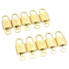 Louis Vuitton-Louis Vuitton padlock 10set Gold Tone LV Auth cr882-Other