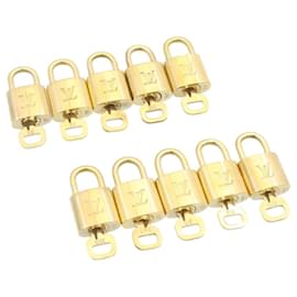 Louis Vuitton-Louis Vuitton padlock 10set Gold Tone LV Auth cr887-Other