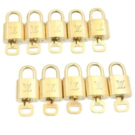 Louis Vuitton-Louis Vuitton padlock 10set Gold Tone LV Auth cr889-Other