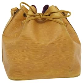 Louis Vuitton-LOUIS VUITTON Epi Petit Noe Shoulder Bag Tassili Yellow M44109 LV Auth ds439-Other