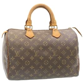 Louis Vuitton-Louis Vuitton Monogram Speedy 30 Hand Bag M41526 LV Auth fm1169-Other