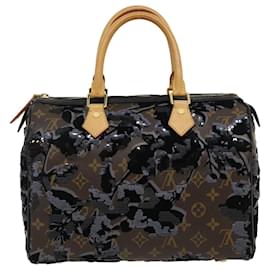 Louis Vuitton-LOUIS VUITTON Monogram Fleur De Jais Speedy 30 Hand Bag M40436 LV Auth fm1424a-Other