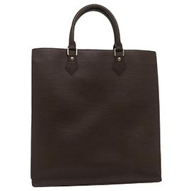 Bolsa LOUIS VUITTON Epi Sac Plat Mocha Marrom M5908D LV Autenticação285 Marrom Outro