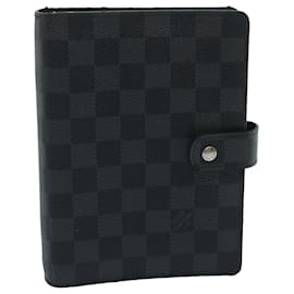 Louis Vuitton-LOUIS VUITTON Damier Graphite Agenda MM Day Planner Cover LV Auth ni300-Other
