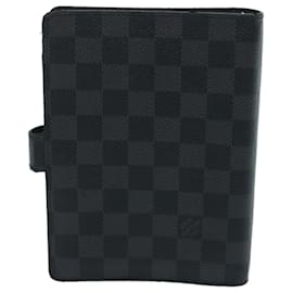 Louis Vuitton-LOUIS VUITTON Damier Graphite Agenda MM Day Planner Cover LV Auth ni300-Other