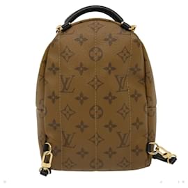 Louis Vuitton-LOUIS VUITTON Monogram Reverse Palm Springs Mini Backpack M42411 LV Auth 29556a-Other