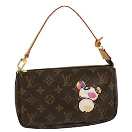 Louis Vuitton-Bolsa de accesorios de bolsillo con monograma Panda de LOUIS VUITTON M51981 LV Auth 29555EN-Monograma