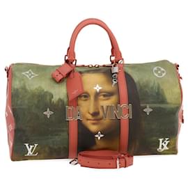 Louis Vuitton-LOUIS VUITTON Masters Collection Keepall bandolera 50 boston m43377 autenticación 29559EN-Multicolor
