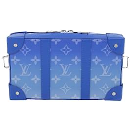 Louis Vuitton-LOUIS VUITTON Monogram Clouds Soft Trunk Portafoglio Borsa a tracolla M45432 auth 29570alla-Blu