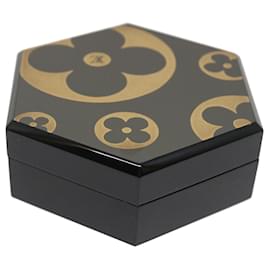 Louis Vuitton-LOUIS VUITTON Boite Laque Accessory Case Wajima limited 200 pieces Auth 29573a-Black,Golden