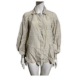 Fendi vintage silk blouse Beige Other