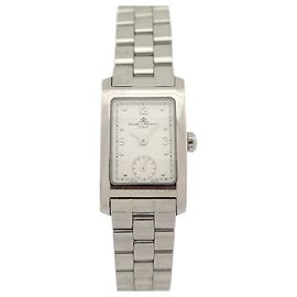 Baume & Mercier RELOJ BAUME MERCIER HAMPTON MV045139 CUARZO + CORREA DE PIEL PARA RELOJ DE CUARZO Plata