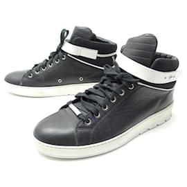 Christian Dior-DIOR MEN'S HIGH-TOP SNEAKERS 39 IT 40.5 EN HIGH TOP SNEAKERS-Black