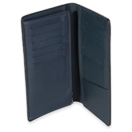 Louis Vuitton-Louis Vuitton Cobalt Damier Infini Brazza Wallet -Blue