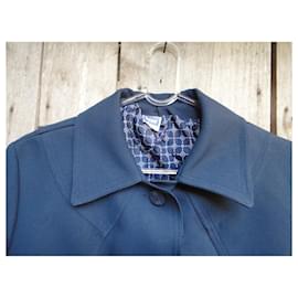Autre Marque-manteau vintage t 44-Bleu