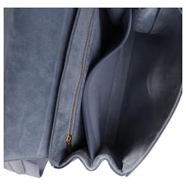 Céline-Celine Arctic Blue Supple Grained calf leather Teen Soft 16 Bag-Blue