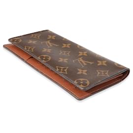 Louis Vuitton-Louis Vuitton Monogram Canvas Brazza Wallet-Brown