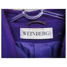 Autre Marque-cappotto vintage Weinberg t 40-Porpora