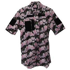 Camisa Givenchy Patch All Over Floral em Algodão Multicolorido Outro Impressão em python