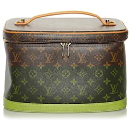 Louis Vuitton-Louis Vuitton Brown Monogram Nice Vanity Case-Brown