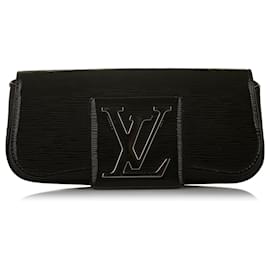 Louis Vuitton-Embreagem elétrica preta de Louis Vuitton Epi Sobe-Preto
