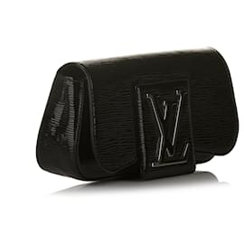 Louis Vuitton-Embreagem elétrica preta de Louis Vuitton Epi Sobe-Preto