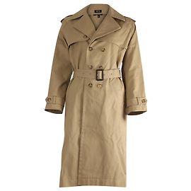 Apc a.P.C. Simone lined-Breasted Trench Coat in Beige Cotton Beige