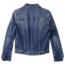 Saint Laurent-Saint Laurent Classic Denim Jacket in Blue Cotton-Blue