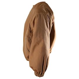 Rochas-Rochas Bomber Jacket in Camel Polyamide-Other,Yellow
