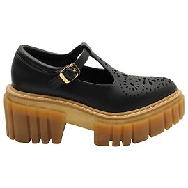 Stella Mc Cartney Stella McCartney Emilie Mary Jane Oxfords in Black Leather Black