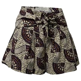 Ulla Johnson-Ulla Johnson Printed Shorts in Brown Cotton-Other