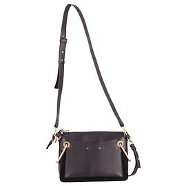Chloé Bolsa Chloe Medium Roy em couro preto Preto