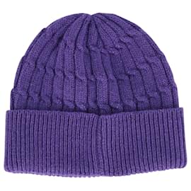 Gucci-Gucci Beanie in Purple Wool-Purple