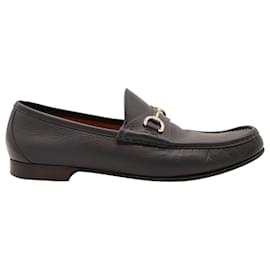 Gucci-Gucci 1953 Horsebit Loafers in Navy Blue Leather  -Navy blue