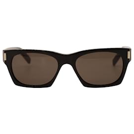 Saint Laurent-SAINT LAURENT SL 402 Sonnenbrille aus schwarzem Acetat-Schwarz