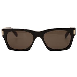 Saint Laurent SL 402 Sunglasses in Black Acetate  Black