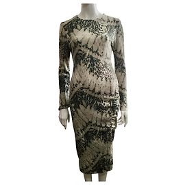 Joseph Zia Strickkleid aus reiner Schurwolle Roh Khaki