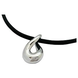 Collier Fred, "Mouvementé", or blanc, cordon. Autre