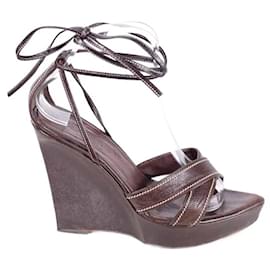 Saint Laurent-Sandals Saint Laurent 39-Brown