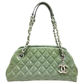 Chanel-Chanel Green Mademoisele Bowling Bag-Green,Light green