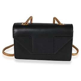 Saint Laurent Black Smooth Leather Mini Betty  Black